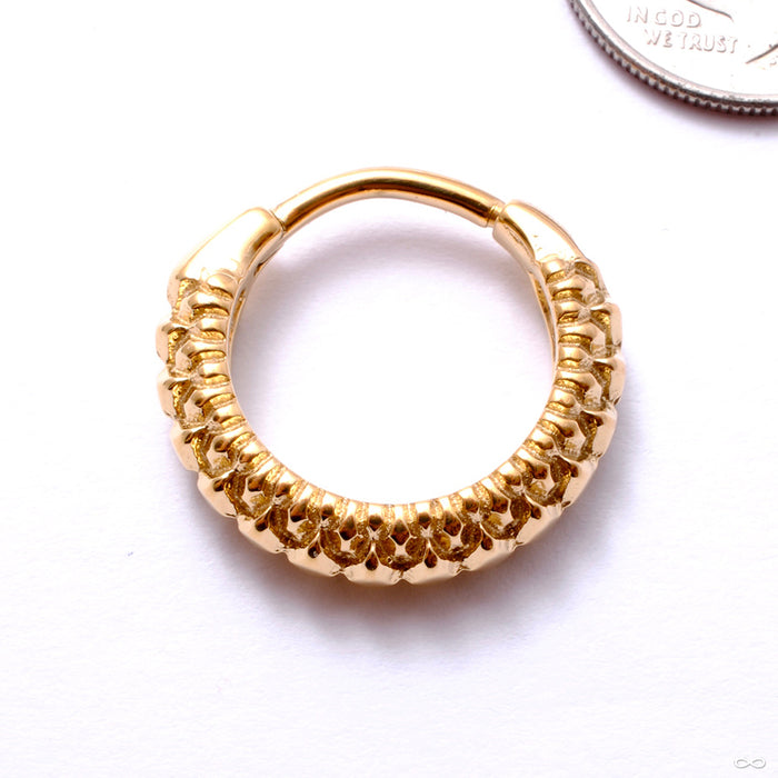 Vitae Clicker from Tether Jewelry in yellow gold
