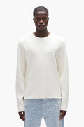 Waffle Long Sleeve tee in regular fit, made of stretchable cotton and spandex.