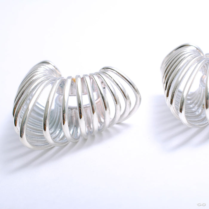 Warrior Weights from Tawapa in silver-plated white brass