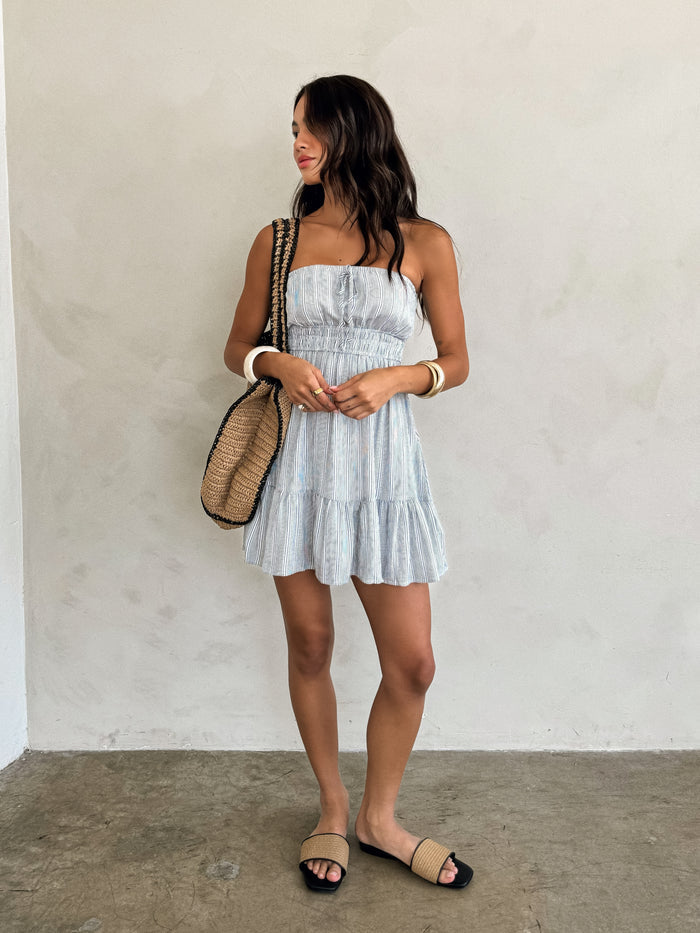 West Coast Stripe Mini Dress - Stitch And Feather