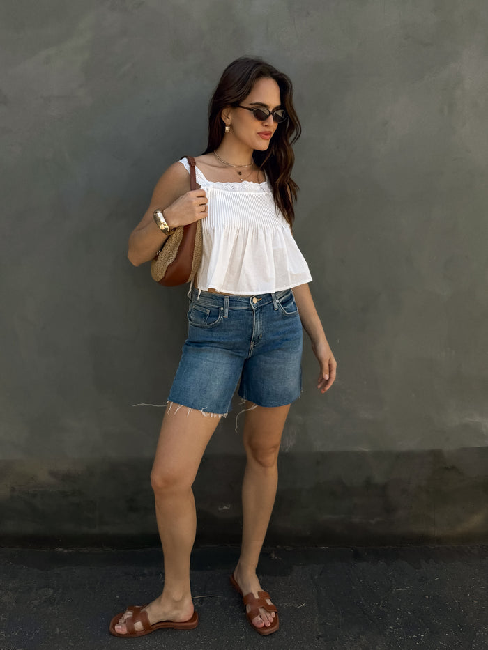 Wilder Denim Bermuda Shorts - Stitch And Feather