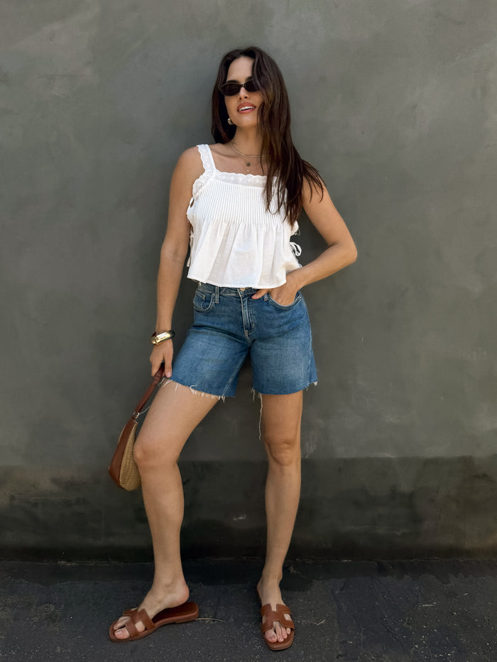 Wilder Denim Bermuda Shorts - Stitch And Feather