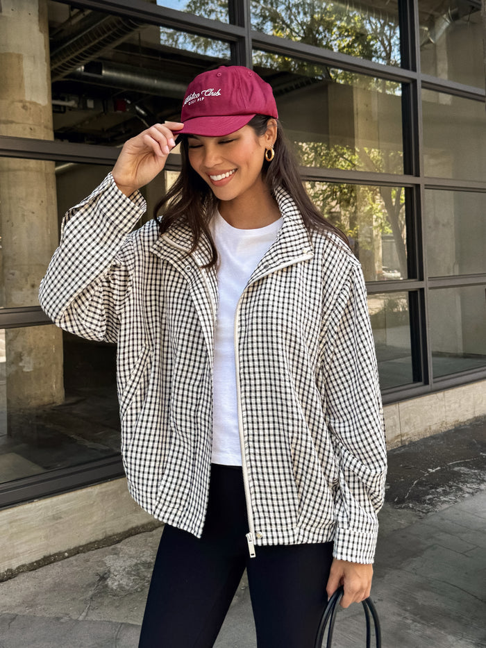 Willa Plaid Bomber Jacket - Stitch And Feather