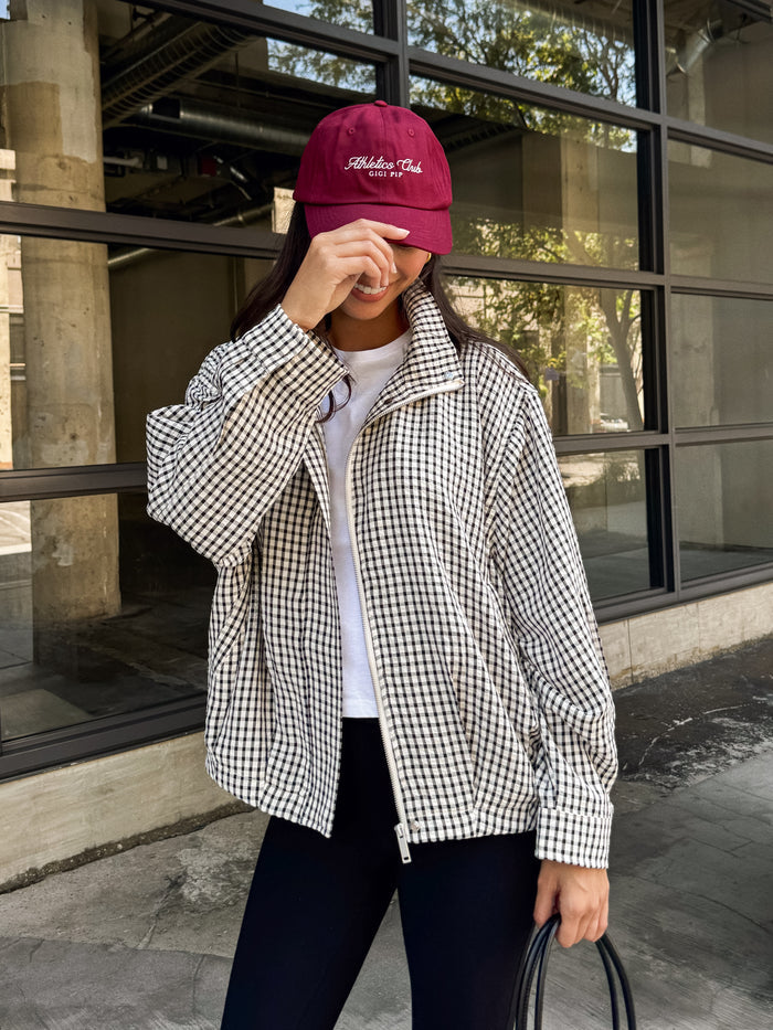 Willa Plaid Bomber Jacket - Stitch And Feather