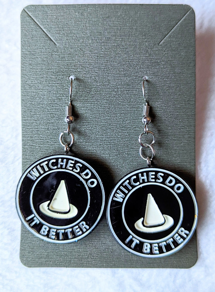 Witches Do It Better Acrylic Dangle Earrings