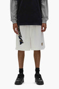 Wizards Mesh Shorts with elastic waistband and drawcords in athletic-inspired style.