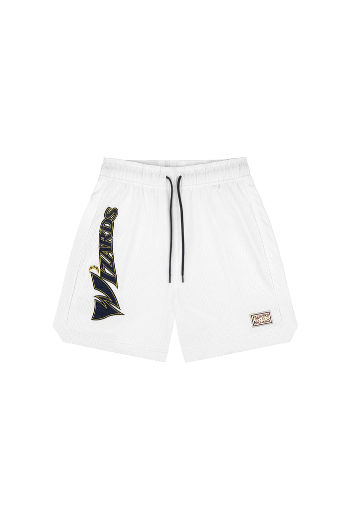 Wizards Mesh Shorts in relaxed fit with elastic waistband and drawcords.