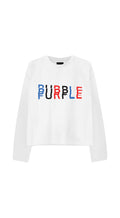 M2054-MBWLS6 oversized cotton mercerized jersey tee with screen print wordmark, available in sizes XS-3XL.