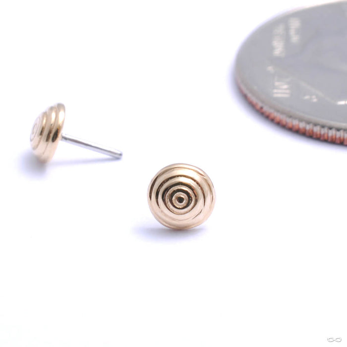 Zeta 00 Press-fit End in Gold from Tether Jewelry in yellow gold