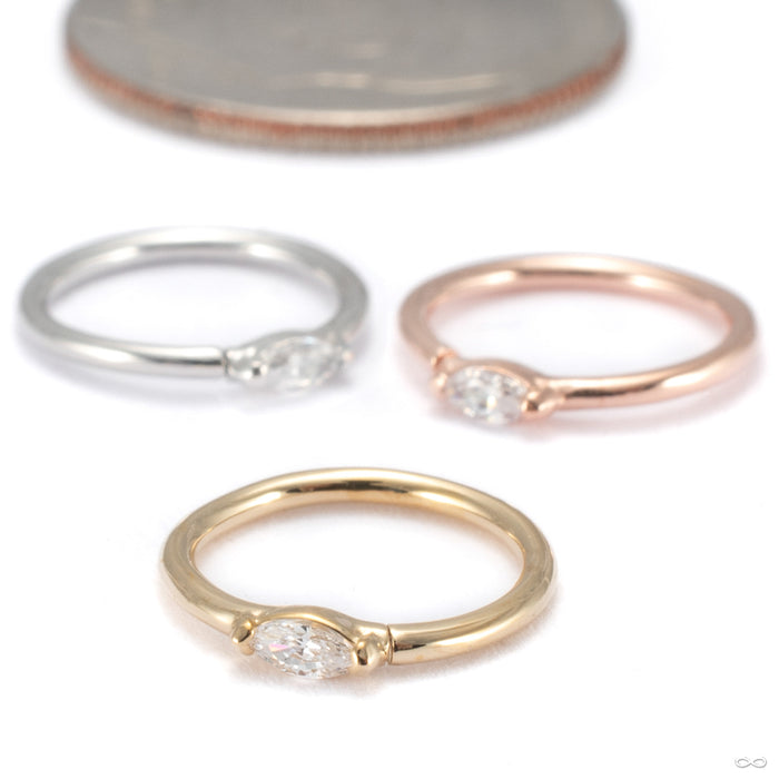 Zuri Seam Ring in Gold from Buddha Jewelry group photo